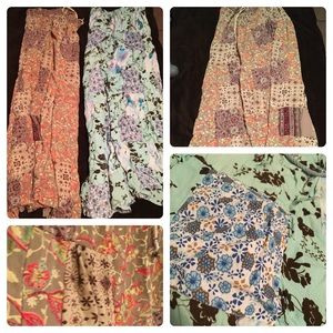 BOGO- Fabulous floor length boho skirts